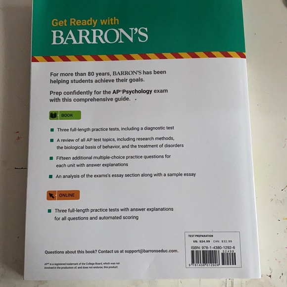 AP Psychology test prep - Picture 2 of 2